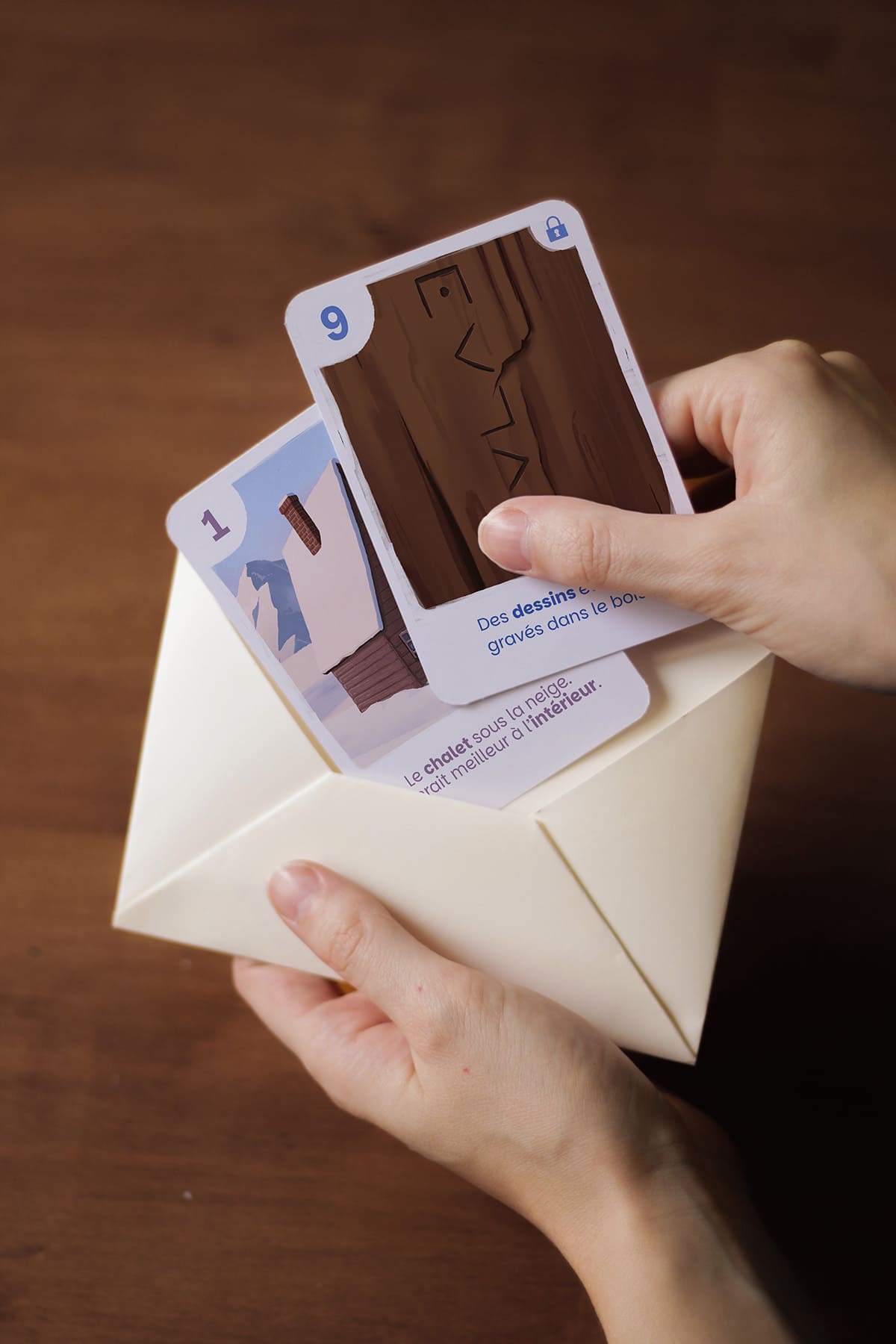 Enveloppe pour calendrier de l’avent ludique