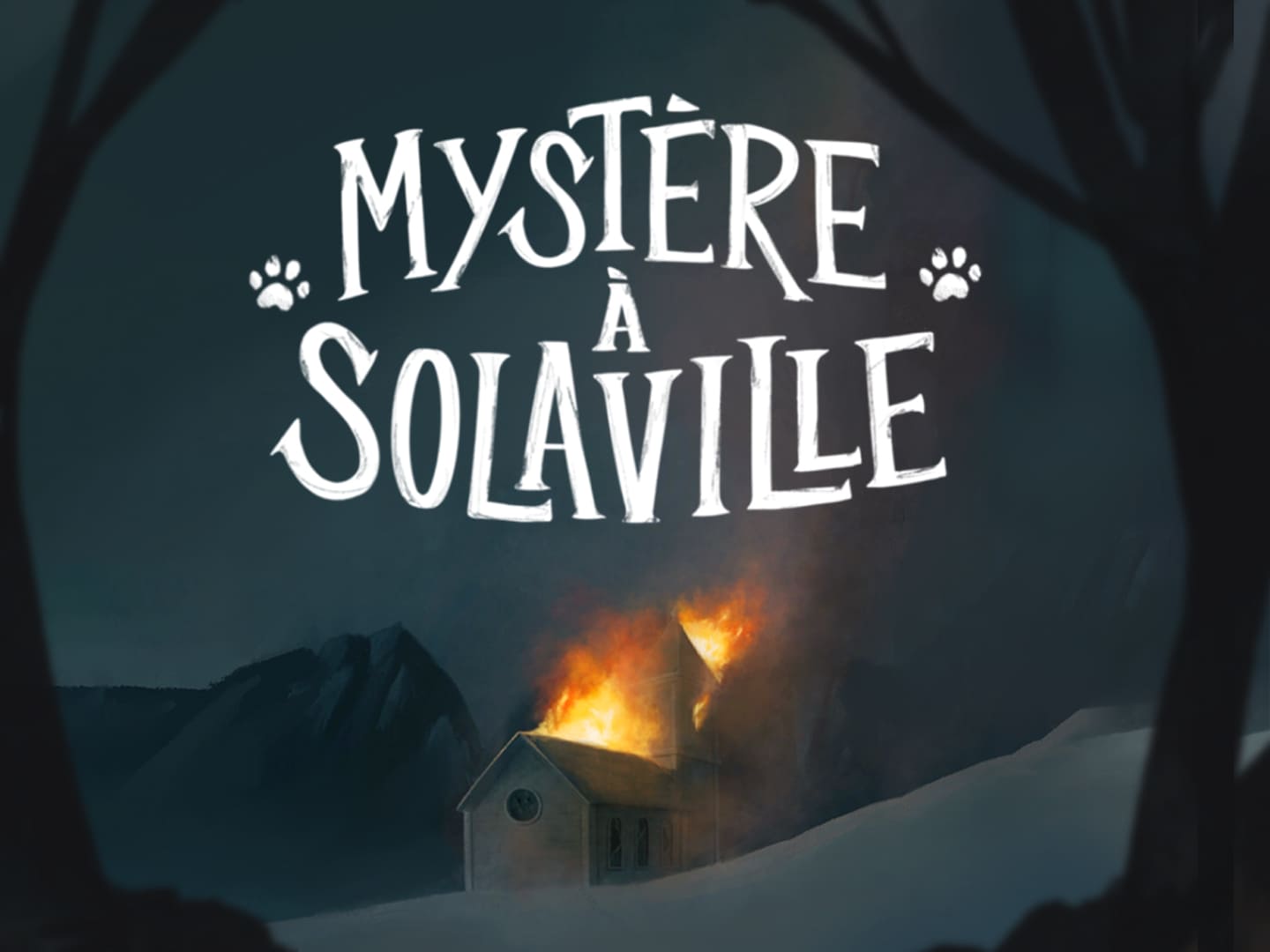 Mystères à Solaville - jeu sur tablette - illustration et concept art