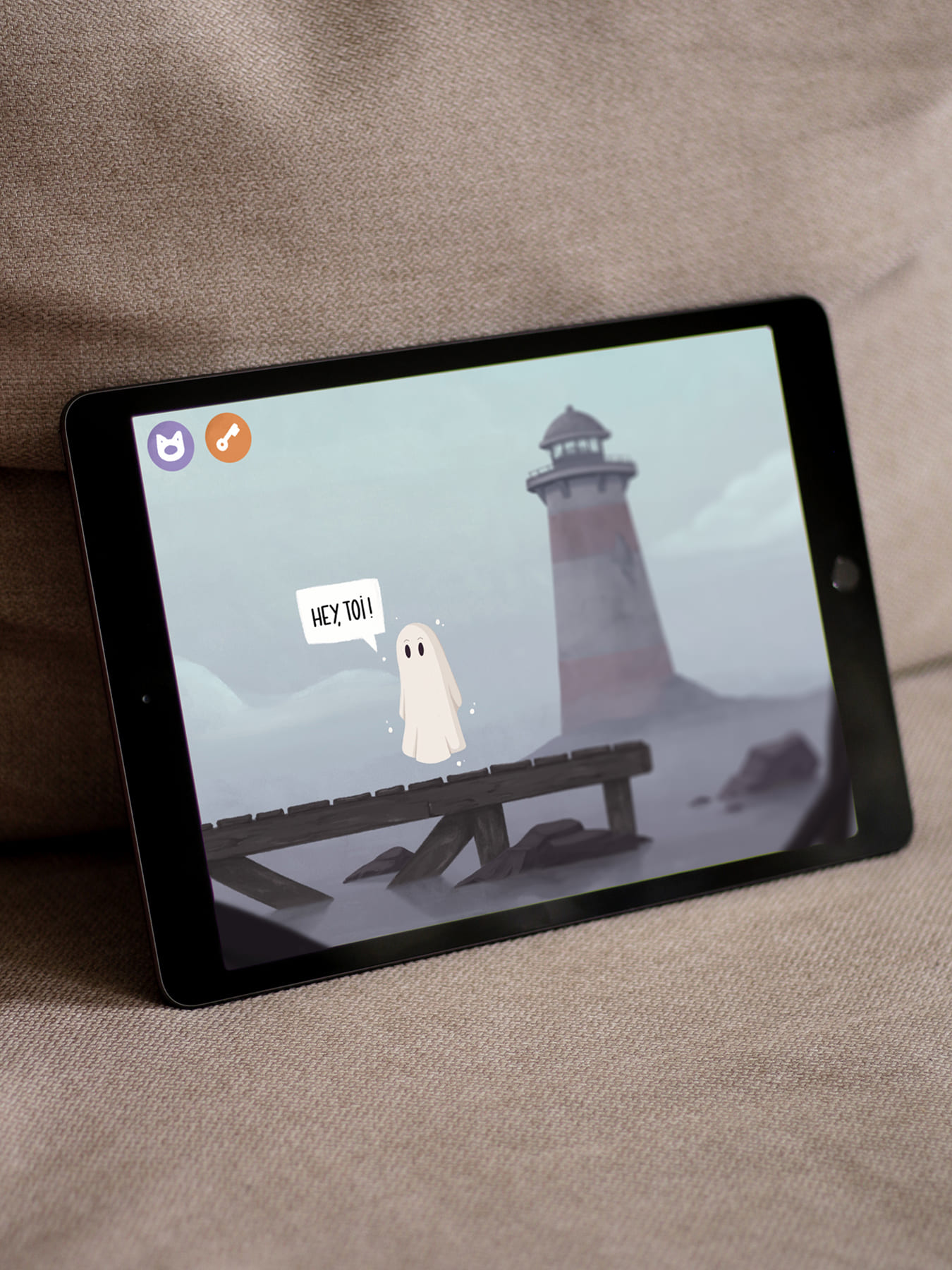 Mystères à Solaville - graphisme et illustration pour un jeu d'enquête